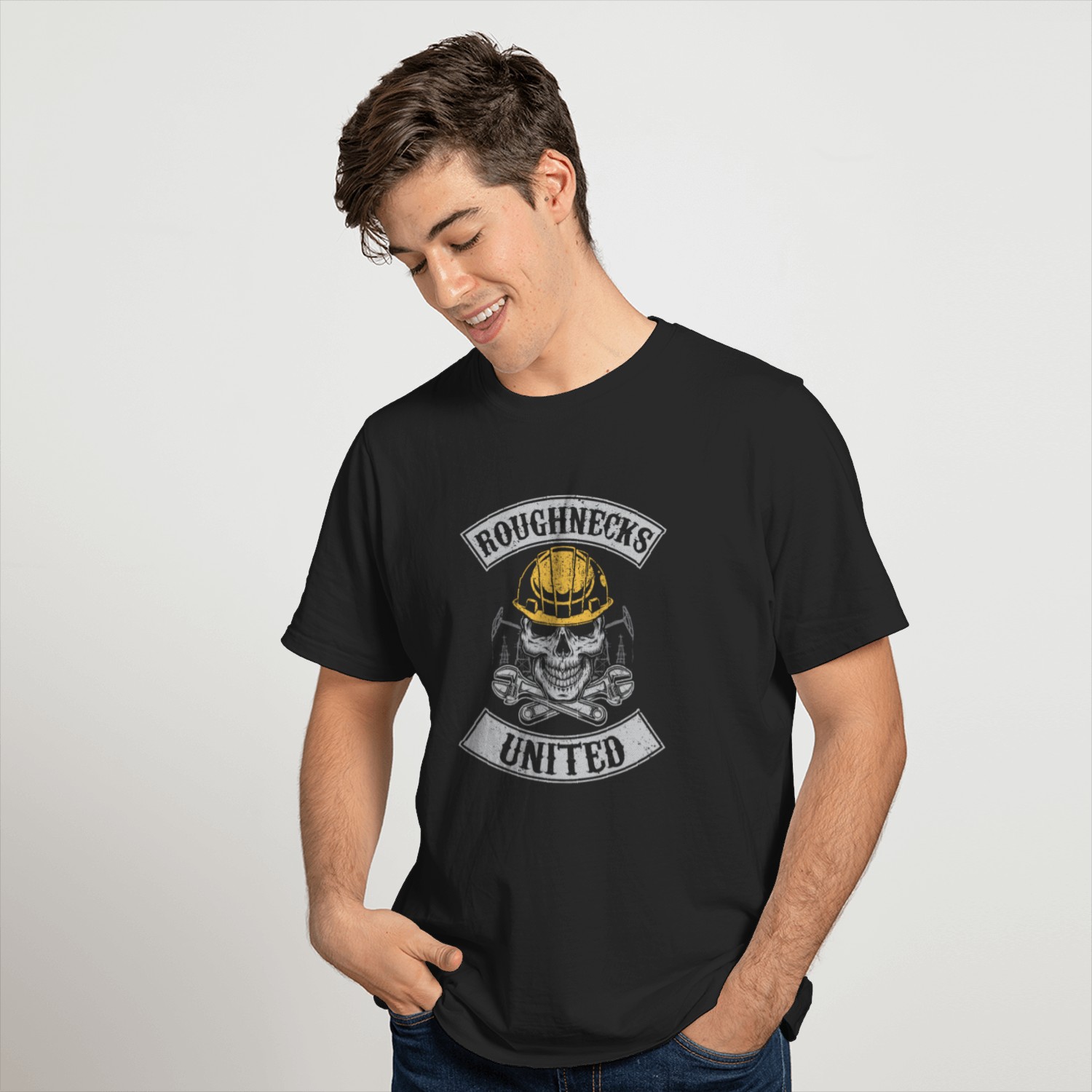 Roughnecks United - Oilfield Roughneck - Oil Rig T-shirt