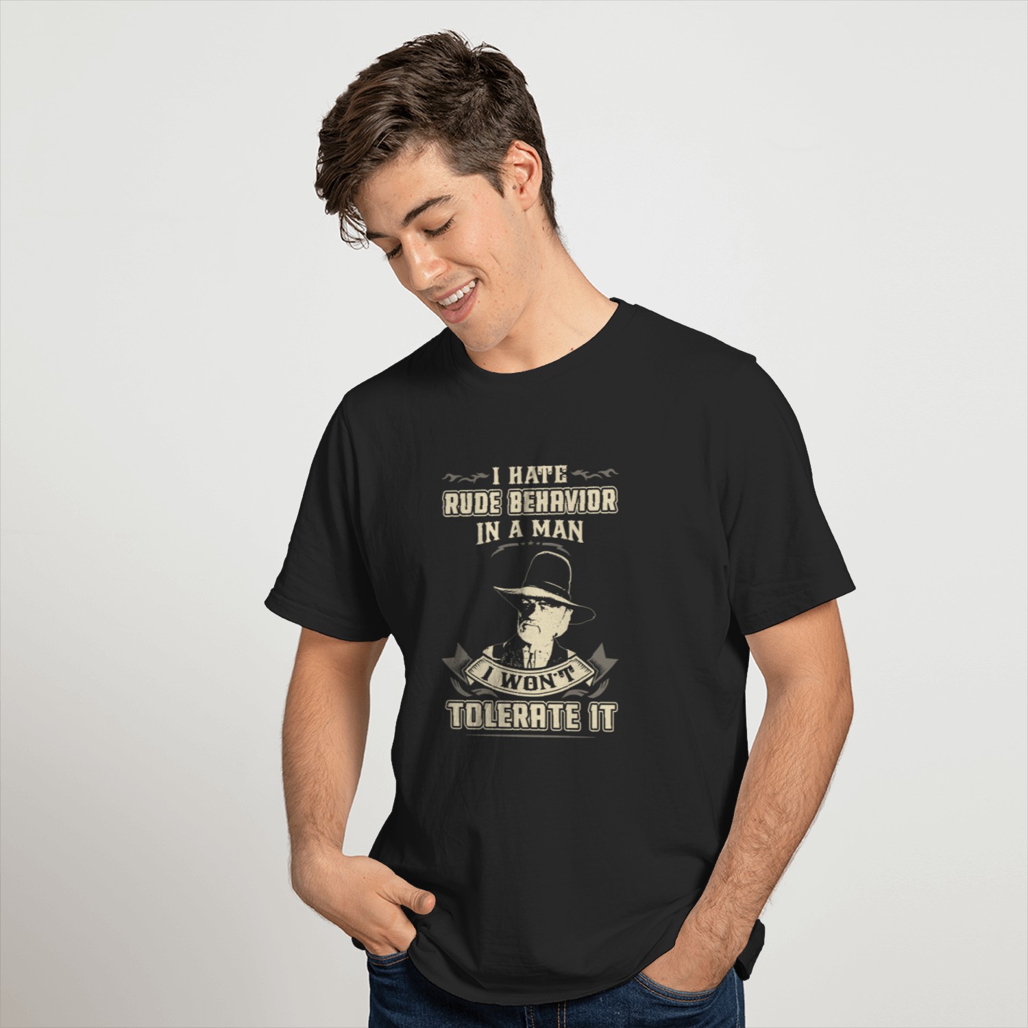 Lonesome Dove: I Hate Rude Behavior In A Man - Lonesome Dove - T-shirt