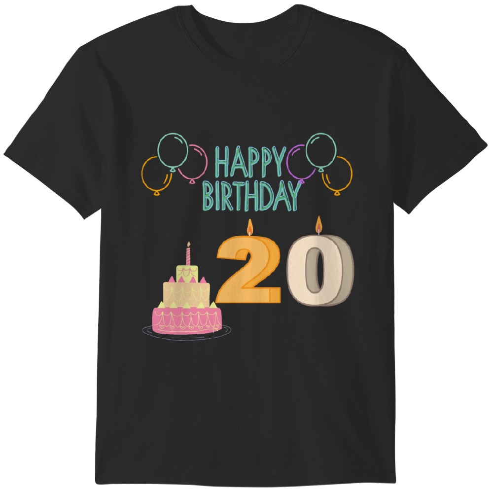 Ghirlanda Compleanno 20 Anni - Striscione Nero E Oro | Decorazione Per Feste Di Ragazzi E Ragazze - Foto 5