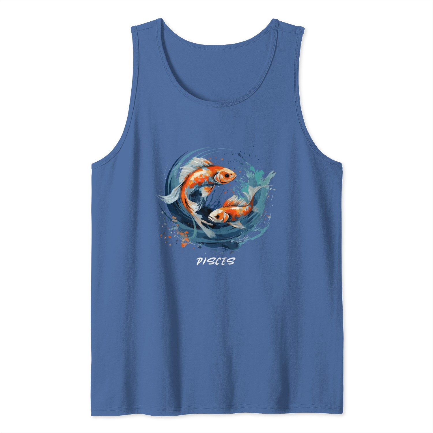 Pisces Astrology Zodiac Sign Tank Tops