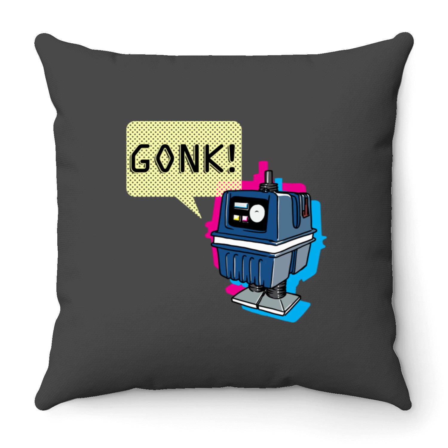 GONK! - Robot - Throw Pillows