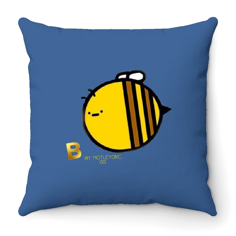 B By Motleyorc (geometry Dash) - Geometry Dash - Throw Pillows