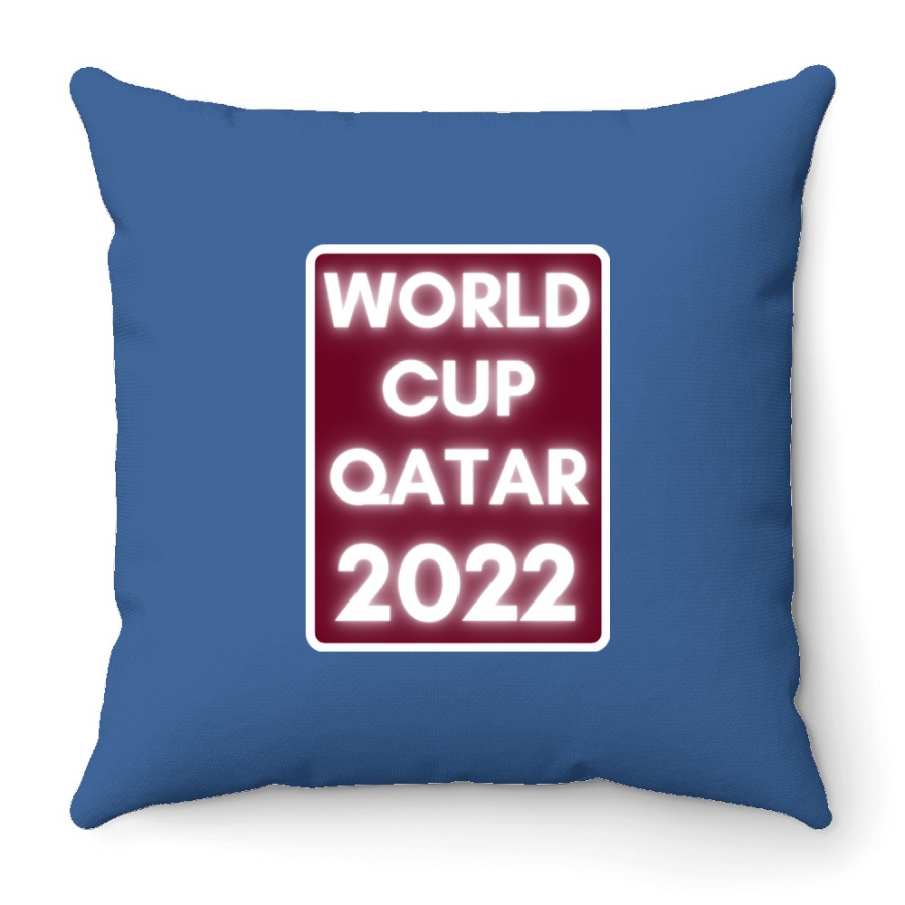 World Cup Qatar 2022 Qatar 2022 World Cup Throw Pillows