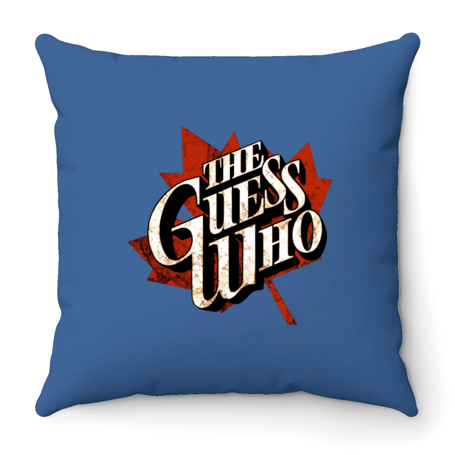 The Guess Who American Tour Dates Unisex Throw Pillows