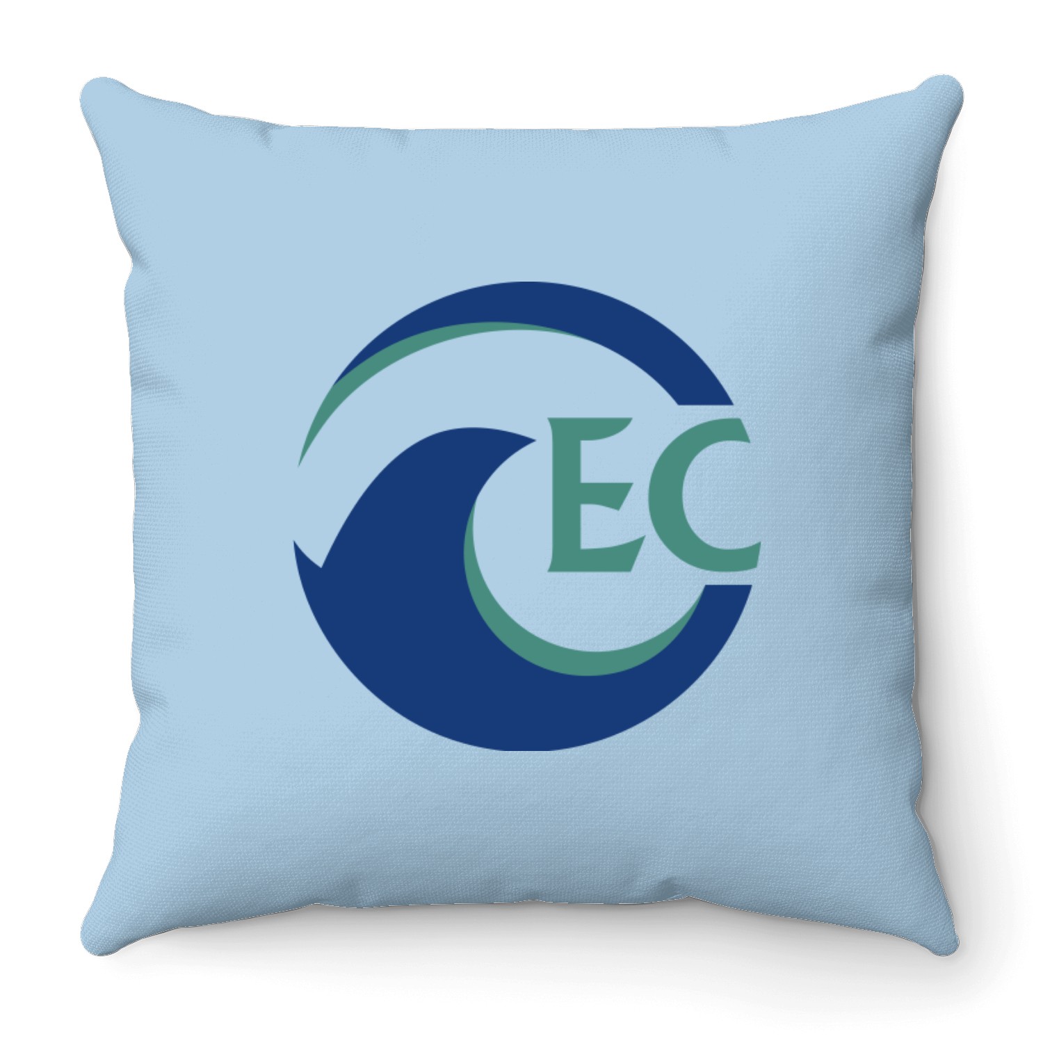 The Eckerd College Athletics Tritons House Flags Throw Pillows