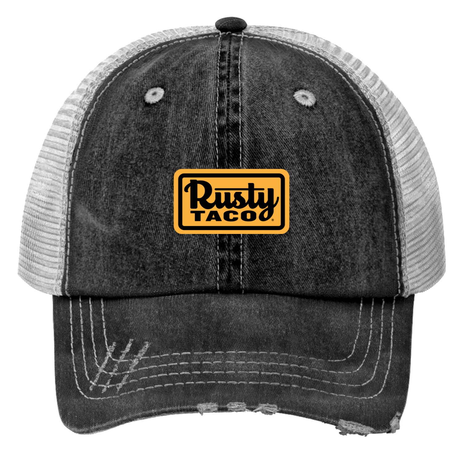 Rusty Taco Restaurant Logo Trucker Hats