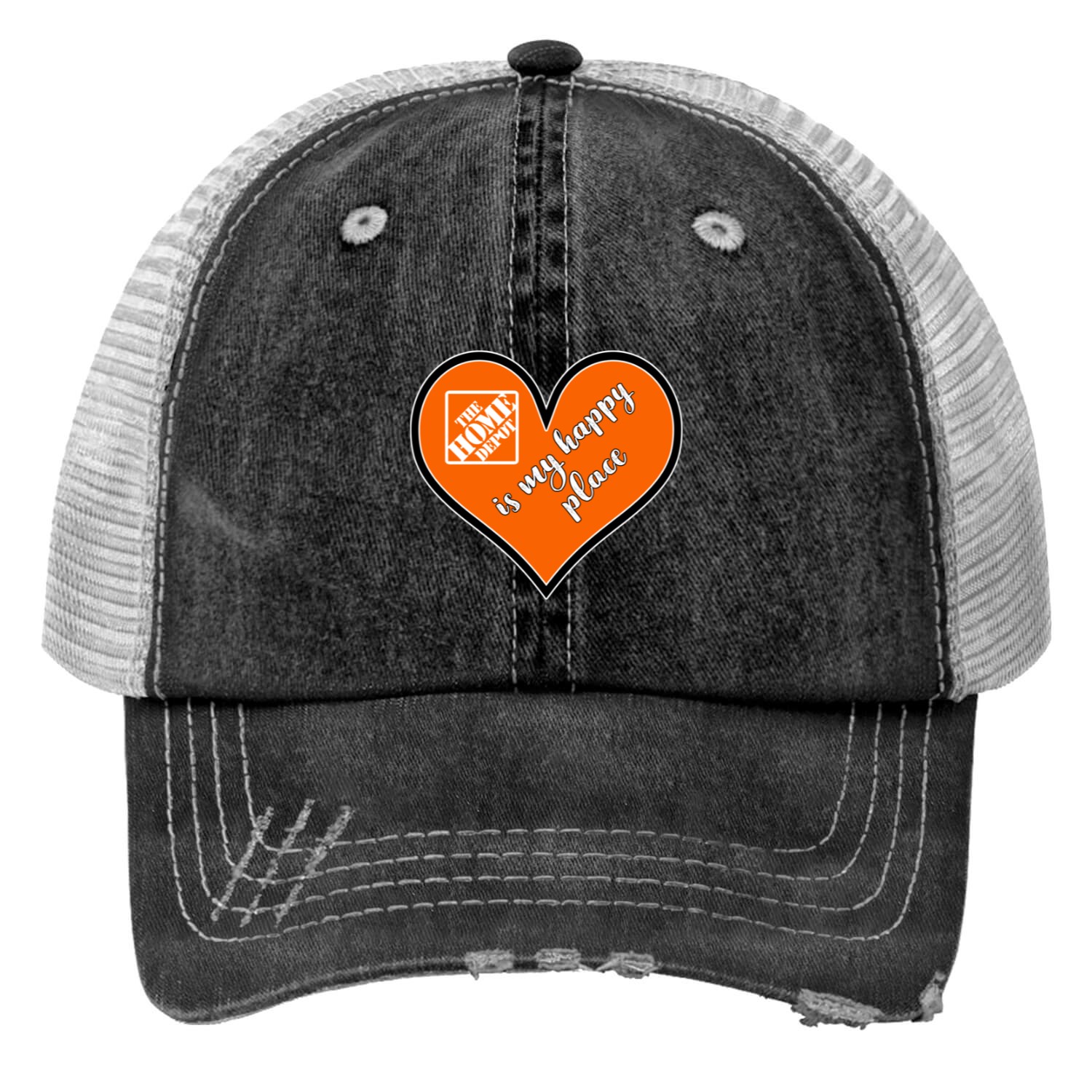 Home-depot Depot Is My Happy Place Trucker Hats