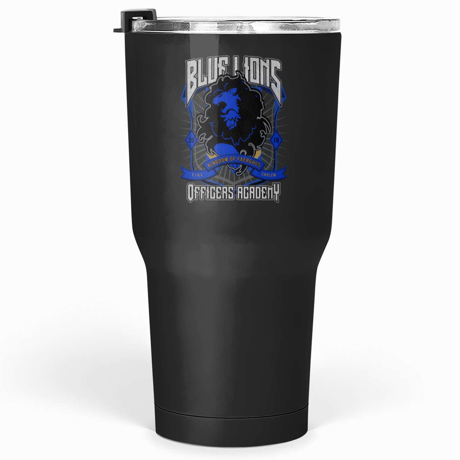 Blue Lions Crest Tumblers 30 Oz