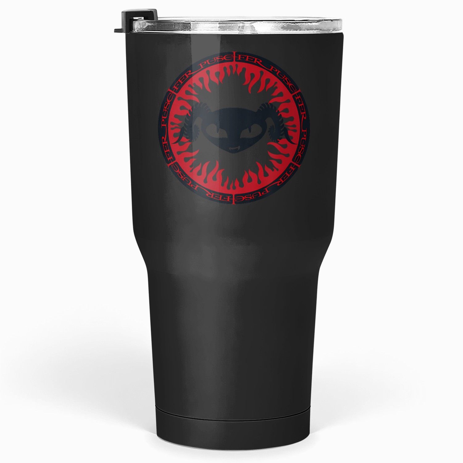 Puscifer Flame Logo Tumblers 30 Oz