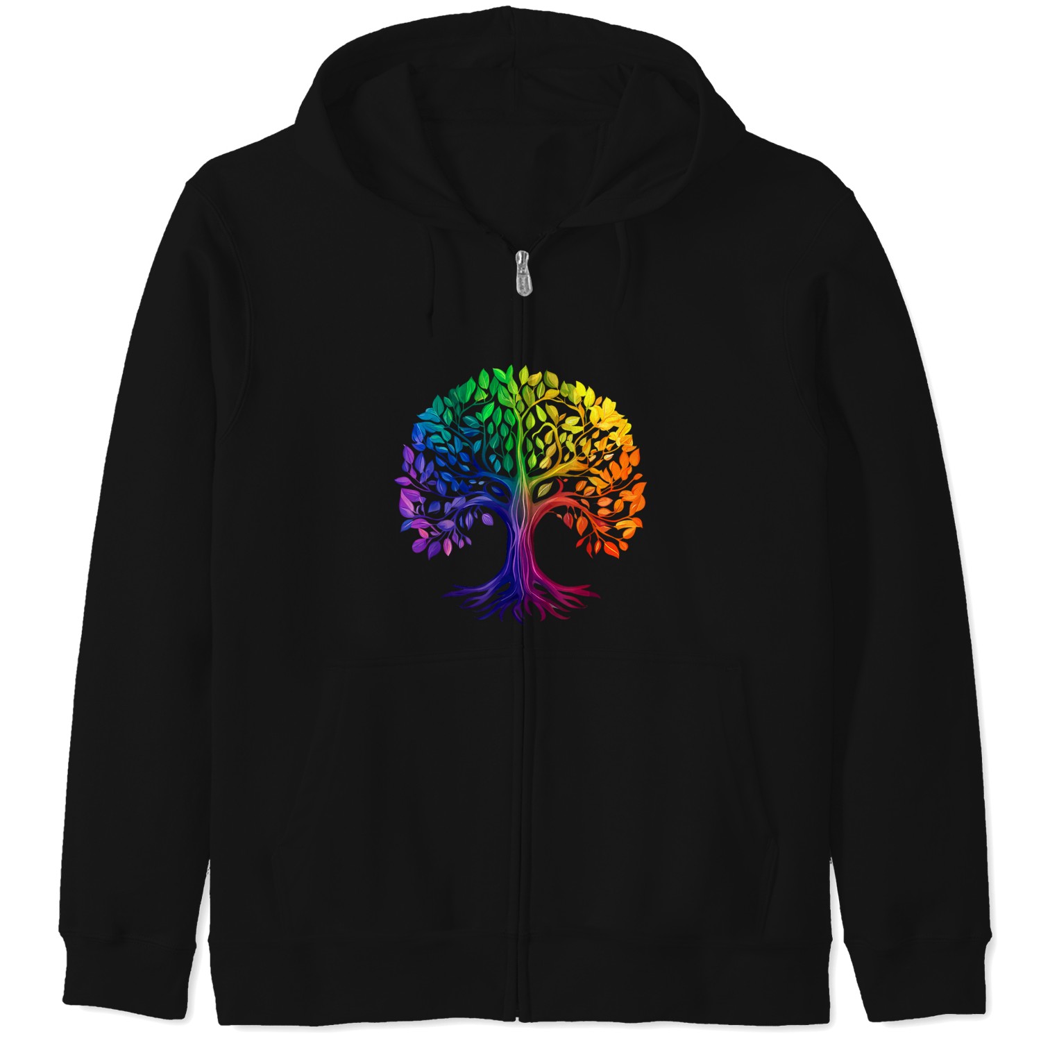 Tree Of Life Rainbow Lgbtq Gay Pride Month Lgbt Ally Zip Hoodies